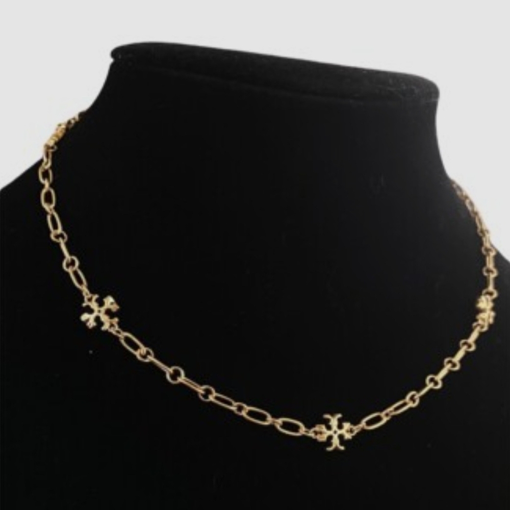 Tory Burch Gold Link Necklace